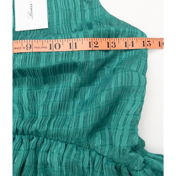 Lovers + Friends Banks Halter A-Line Kelly Green Dress XS - Picture 10 of 12